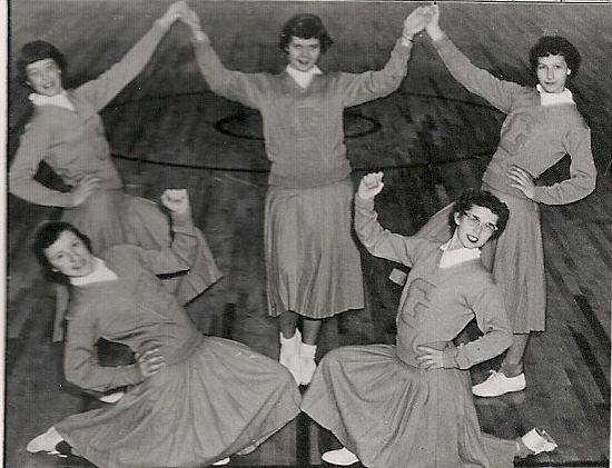 1956 Garrison Junior High Cheerleaders