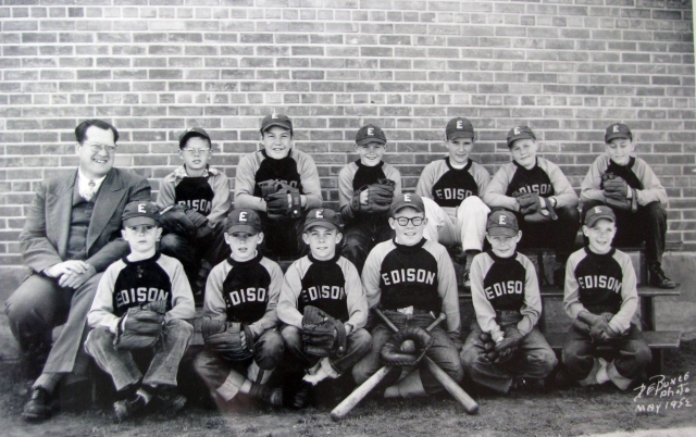 Edison Baseball Team - 1952
