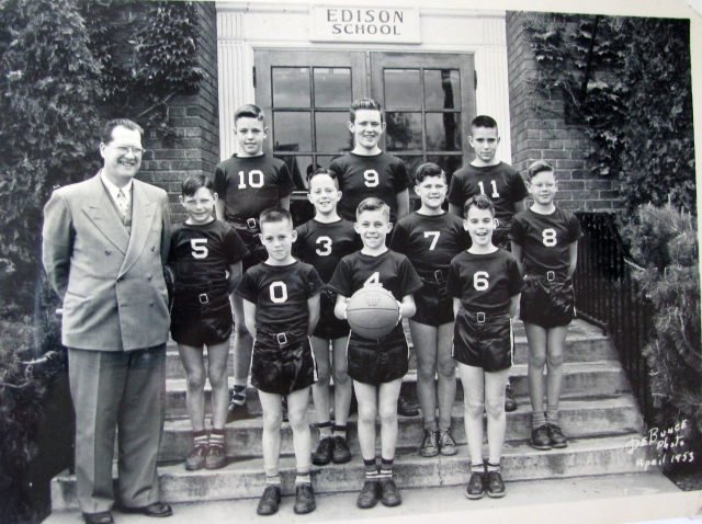 Edison Basketball Team - 1953