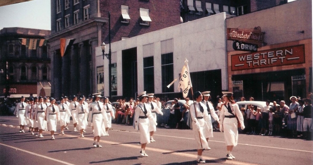 Fair Parade on Main Street Sept. 1958
