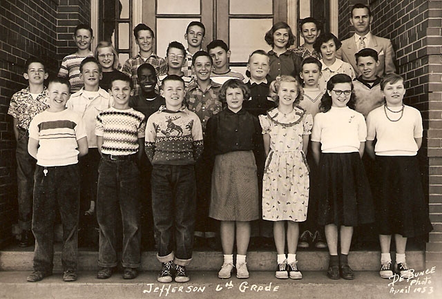 Jefferson School 6th Grade. 1953