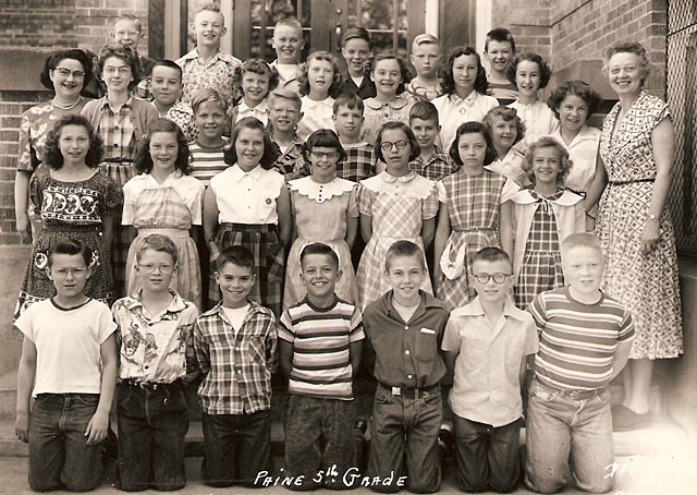 Paine School 5th Grade 1952