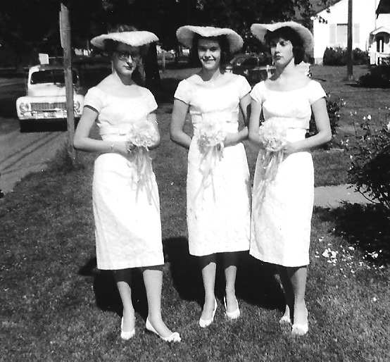 June 1958 - Nancy Sheridan, Ellie Isitt, Kay Cunnington